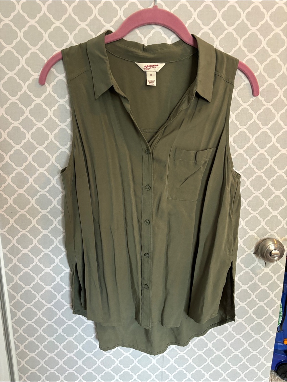 Arizona jeans military green blouse